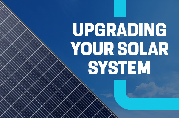 Solar inverter being upgraded